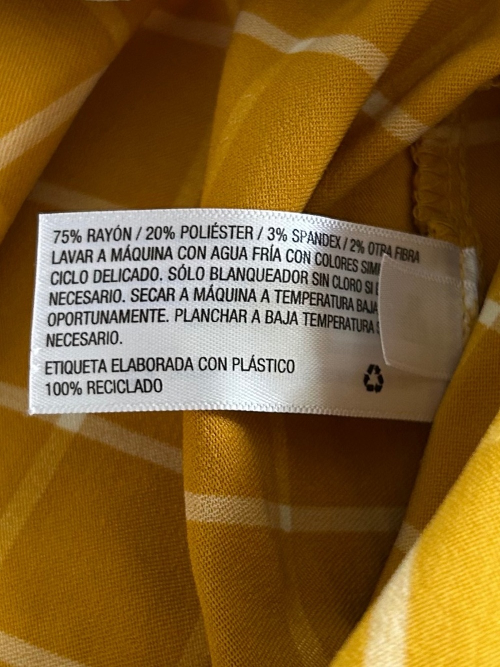 🌺Mustard Plaid Stretchy Office Pants - Picture 8 of 11